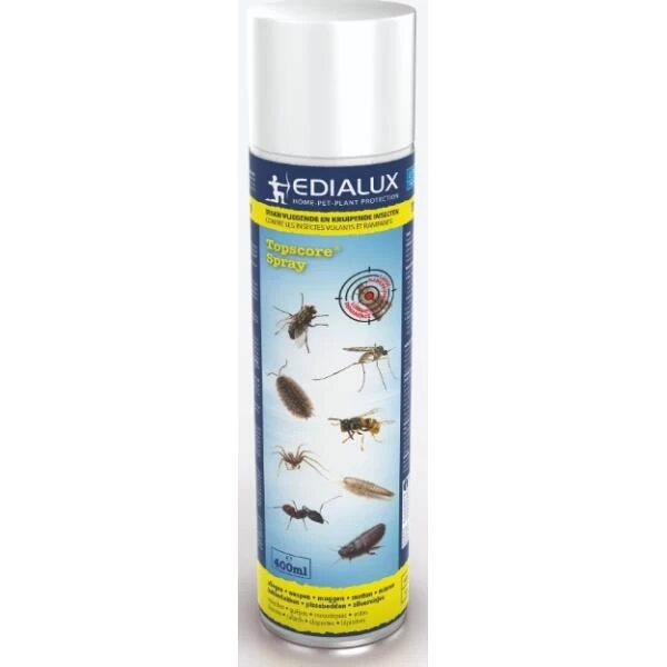 EDIALUX Spuitbus Vliegende Insecten Topscore Spray 400ml 3 EDIALUX Spuitbus Vliegende Insecten Topscore Spray 400ml