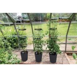Tomatentoren 150 Cm Met Bewateringssysteem - Grijs 12 Tomatentoren 150 Cm Met Bewateringssysteem - Grijs -Buiten Tuin Verpleging klimplantentoren met bewateringssysteem 1519073384 5 600