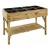 Verhoogde Moestuinbak - 120 × 60 × 86,5 Cm -Buiten Tuin Verpleging kweektafel hout 120 x 60 x 865 cm 1484057351 1 600