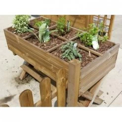 Moestuintafel Verhoogd 120 × 60 × 90 Cm -Buiten Tuin Verpleging moestuintafel verhoogd 120 x 60 x 90 cm 1484057586 2 600