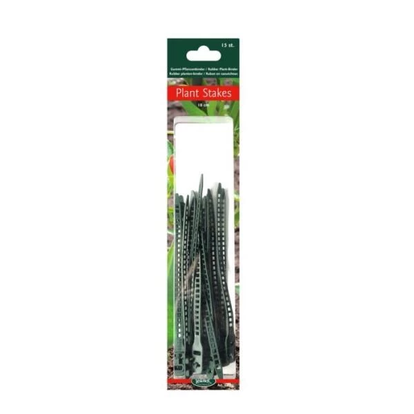 Plantenbinder - Rubber 18 Cm Groen - Set Van 15 Stuks 4 Plantenbinder - Rubber 18 Cm Groen - Set Van 15 Stuks - Afbeelding 2