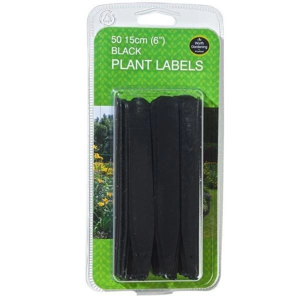 Plantenlabels Zwart Kunststof - 15 Cm - Set Van 50 Stuks 3 Plantenlabels Zwart Kunststof - 15 Cm - Set Van 50 Stuks - Afbeelding 2