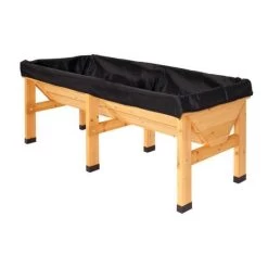 Vegtrug Verhoogde Kweektafel - 180 × 76 × 80 Cm -Buiten Tuin Verpleging vegtrug 180 cm 1484054920 4 600