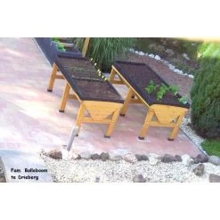 Vegtrug Verhoogde Kweektafel - 180 × 76 × 80 Cm -Buiten Tuin Verpleging vegtrug 180 cm 1484054920 5 600