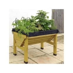 Vegtrug Verhoogde Kweektafel - 1 × 0,8 × 0,8 M 8 Vegtrug Verhoogde Kweektafel - 1 × 0,8 × 0,8 M -Buiten Tuin Verpleging vegtrug 1 m 1484054491 3 600