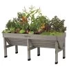 Vegtrug Verhoogde Kweektafel Grijs - 180 × 76 × 80 Cm 2 Vegtrug Verhoogde Kweektafel Grijs - 180 × 76 × 80 Cm -Buiten Tuin Verpleging vegtrug grijs 180 cm 1517221956 2 600