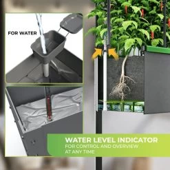 Verhoogd Kweekbak City Jungle Heidelberg Met Klimframe -Buiten Tuin Verpleging verhoogd plantenbed city jungle heidelberg 1677508891 2 600